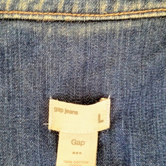 GAP BLUE JEAN JACKET | SIZE LG - Picture 2 of 4